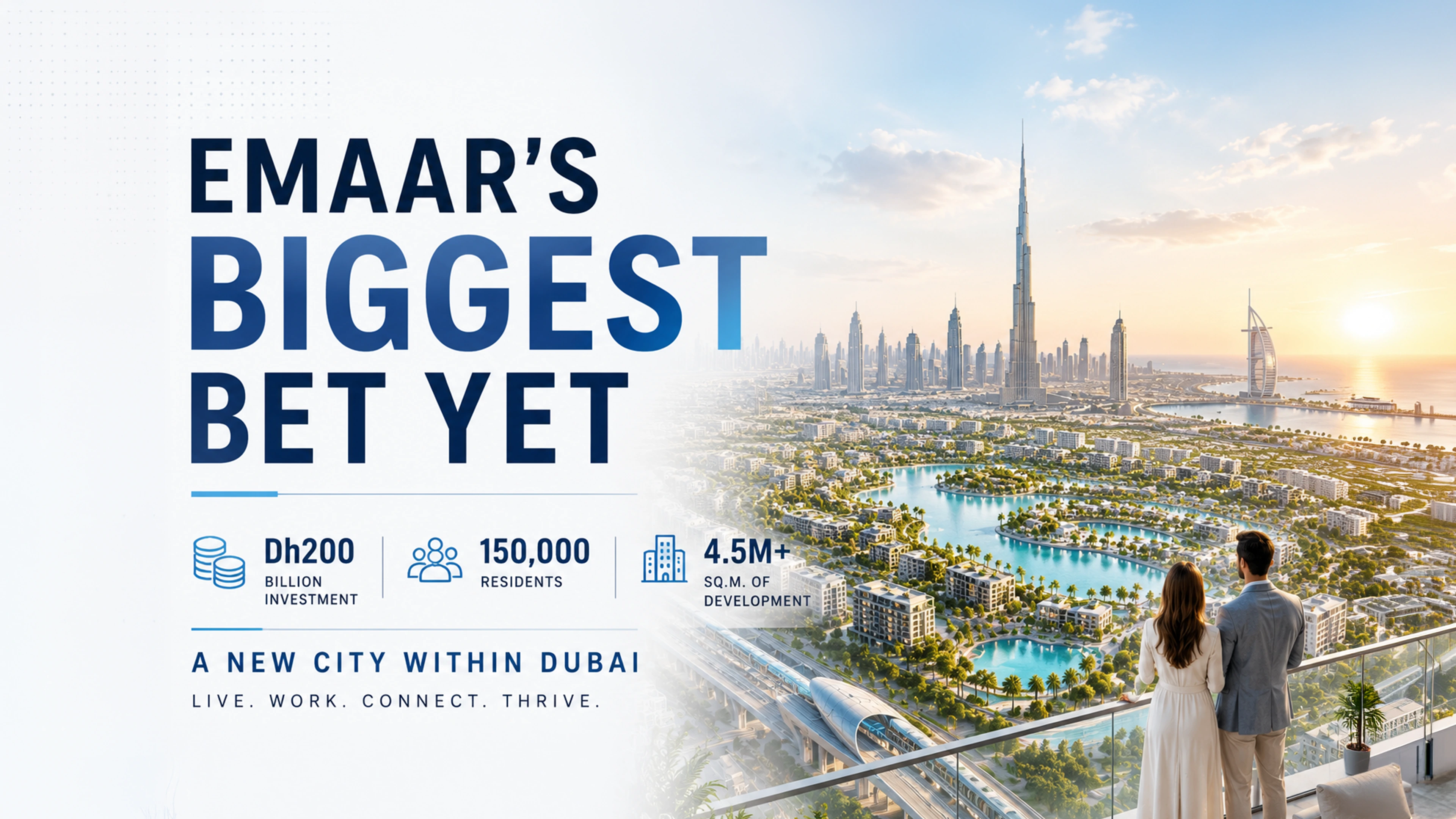 Emaar's Biggest Project Yet: Dh200 Billion Mega Community Coming to Dubai