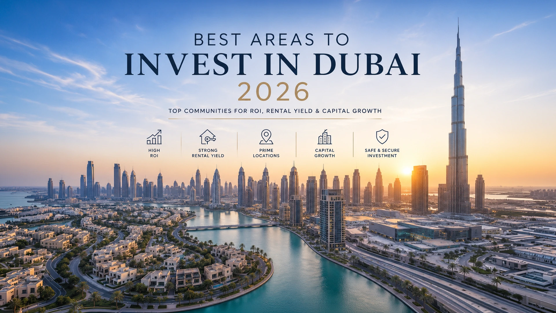 Best Areas to Invest in Dubai 2026: Top Communities for ROI, Rental Yield & Capital Growth