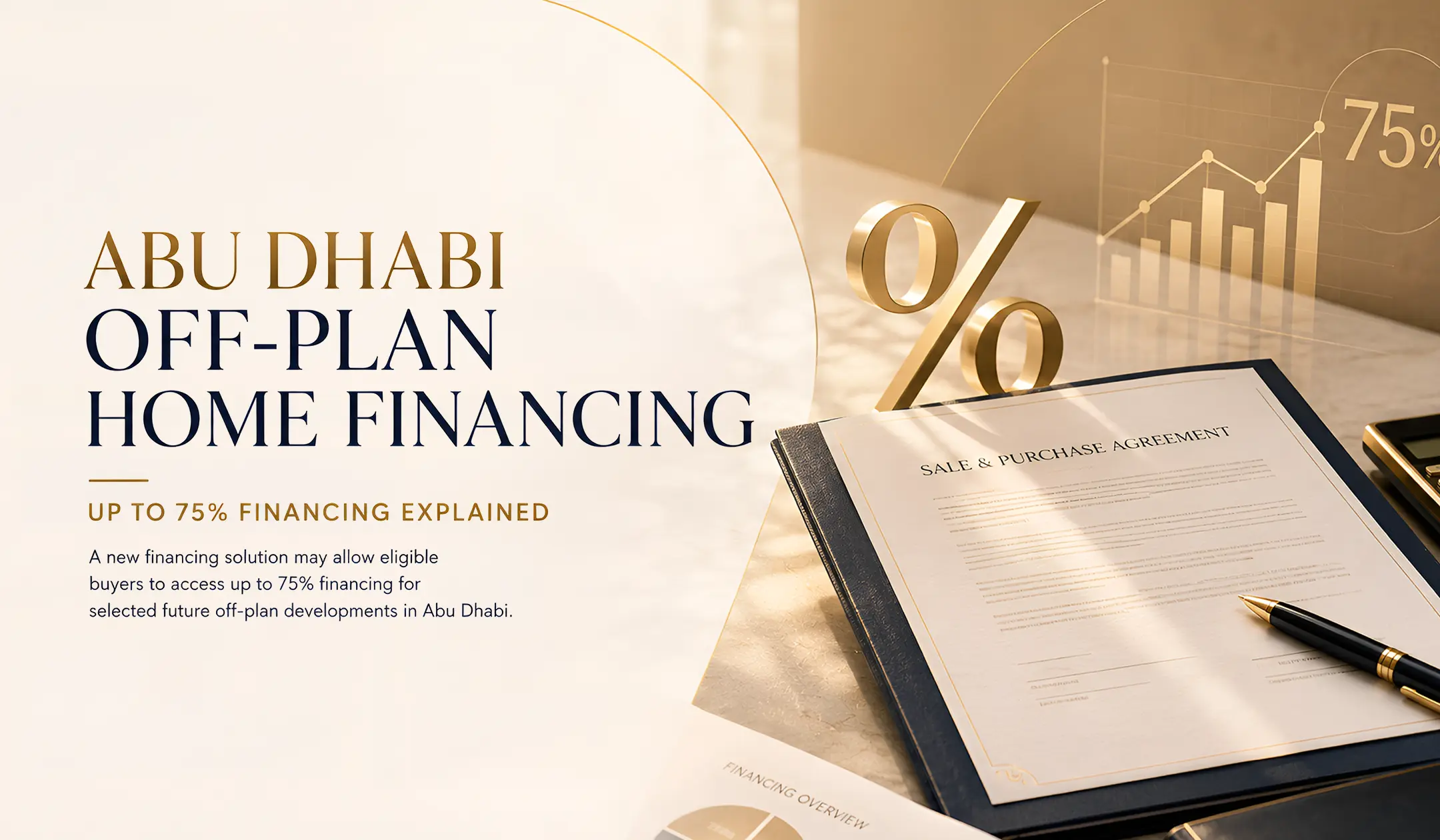Abu Dhabi Introduces Up to 75% Off-Plan Home Financing: What Buyers Need to Know