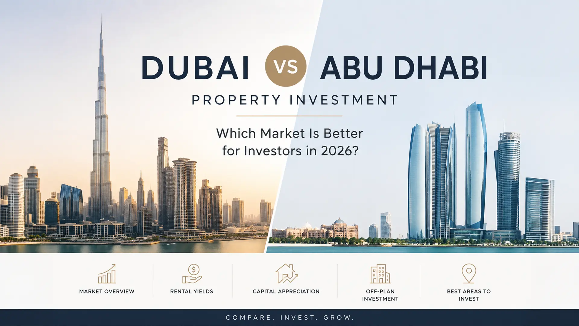 Dubai vs Abu Dhabi Property Investment: Which Market Is Better for Investors in 2026?