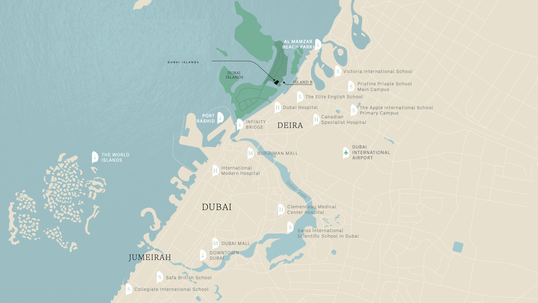 Dubai Islands — community view