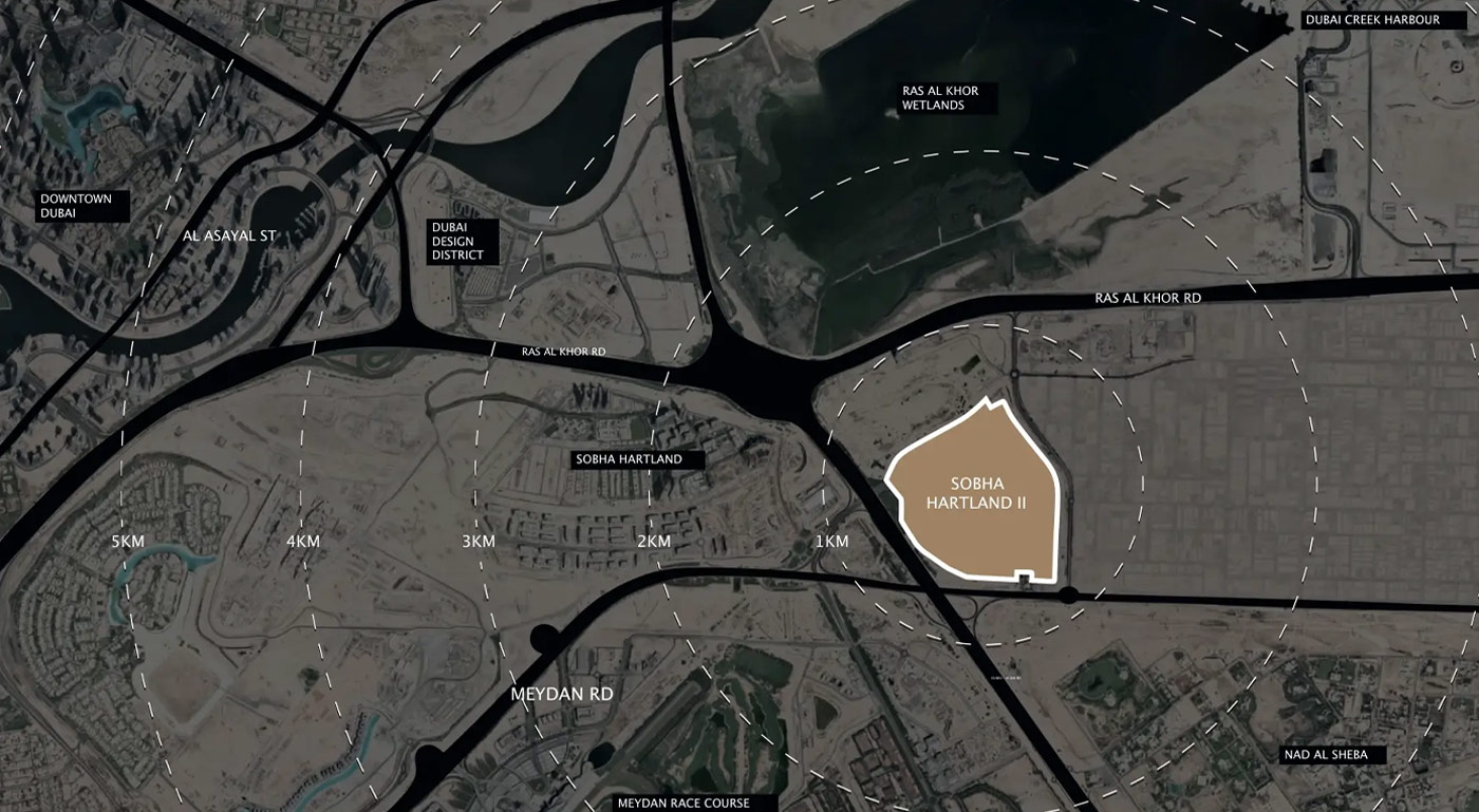 Sobha Hartland II — community view