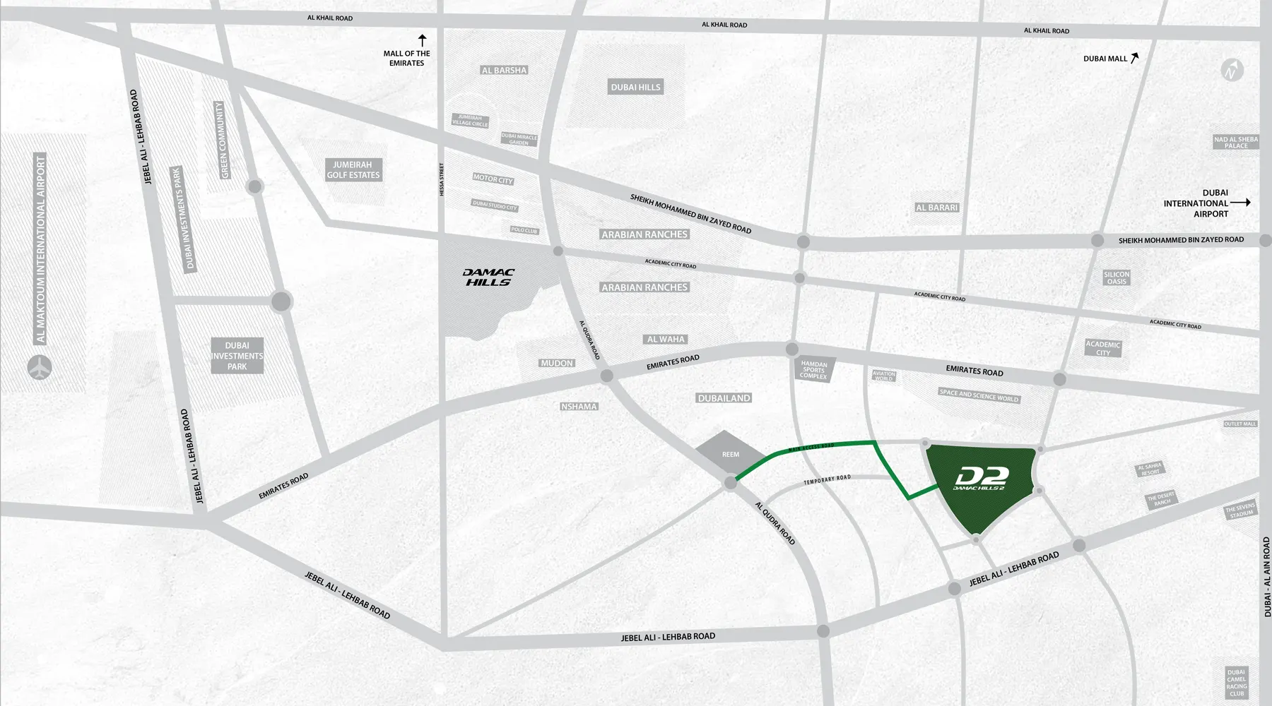 DAMAC HILLS 2 — community view