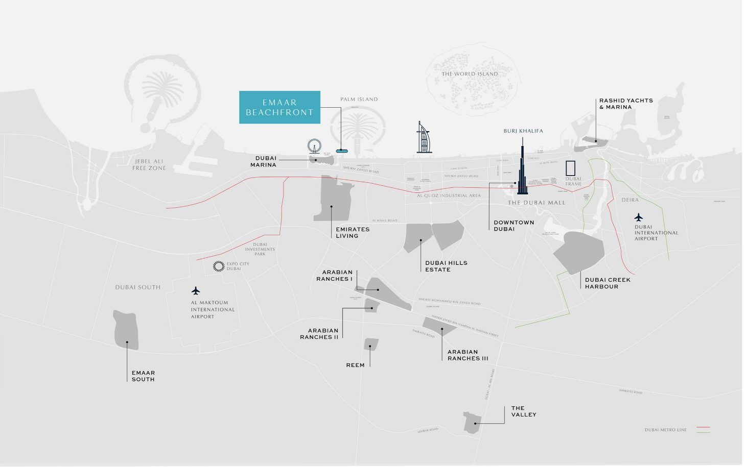Emaar Beachfront — community view
