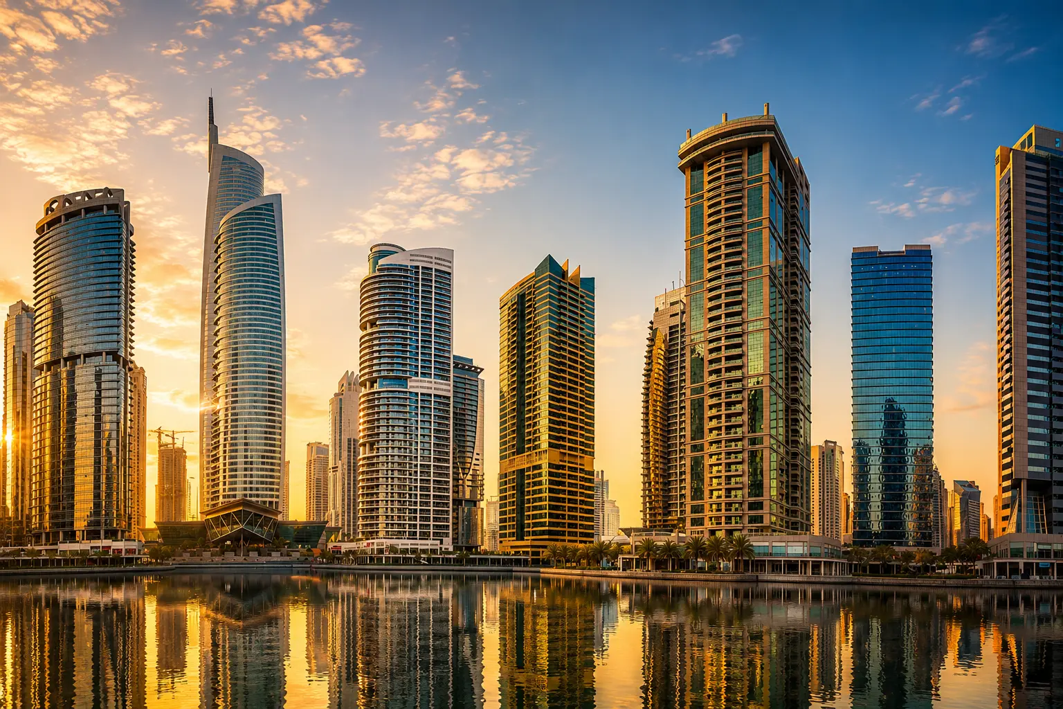 Jumeirah Lakes Towers — community view