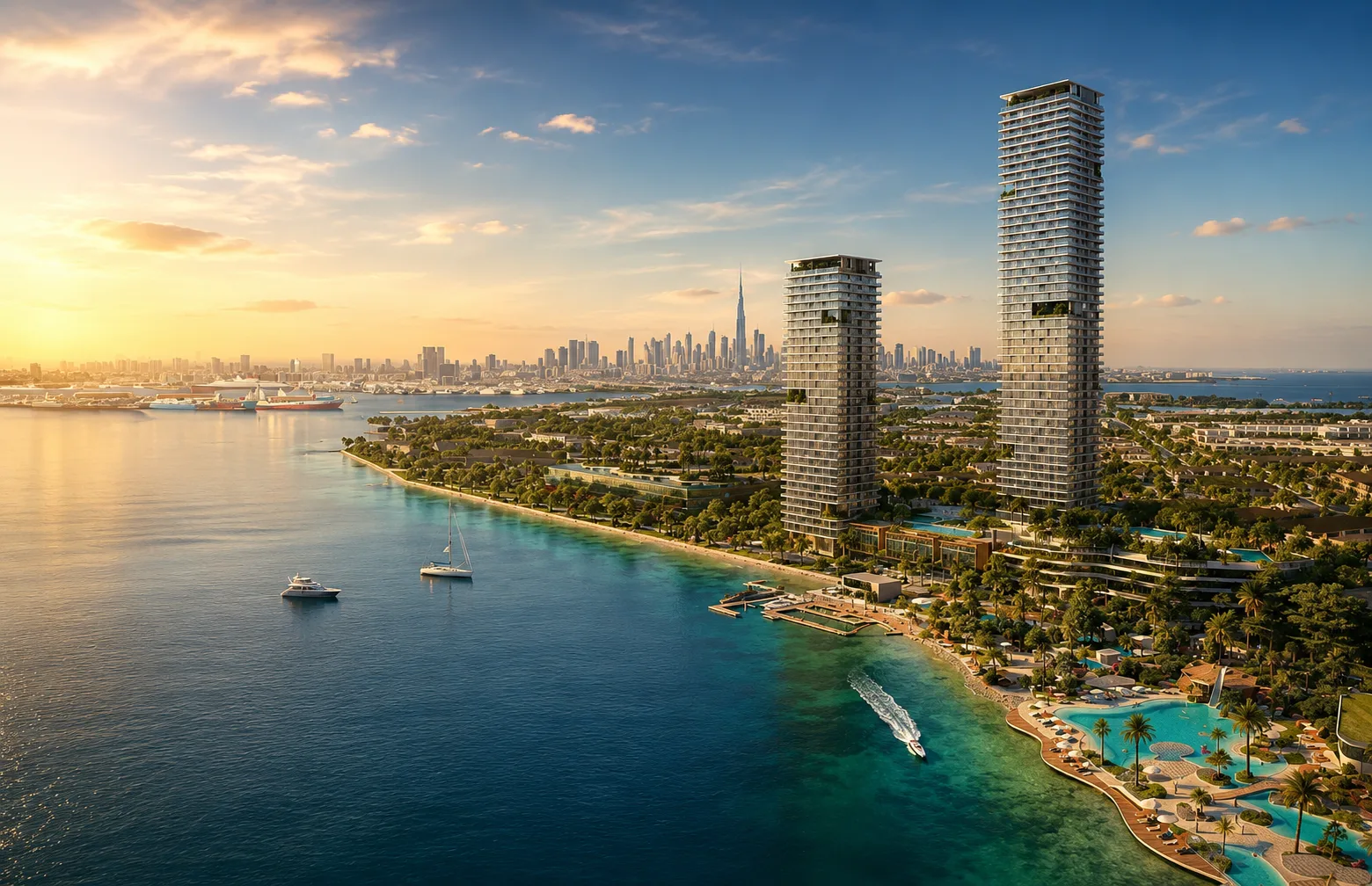 Dubai Maritime City — community view